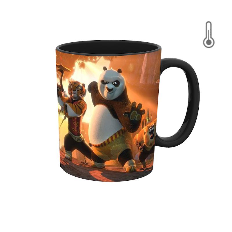 ماگ طرح انیمیشن پاندا کنگ فو کار 