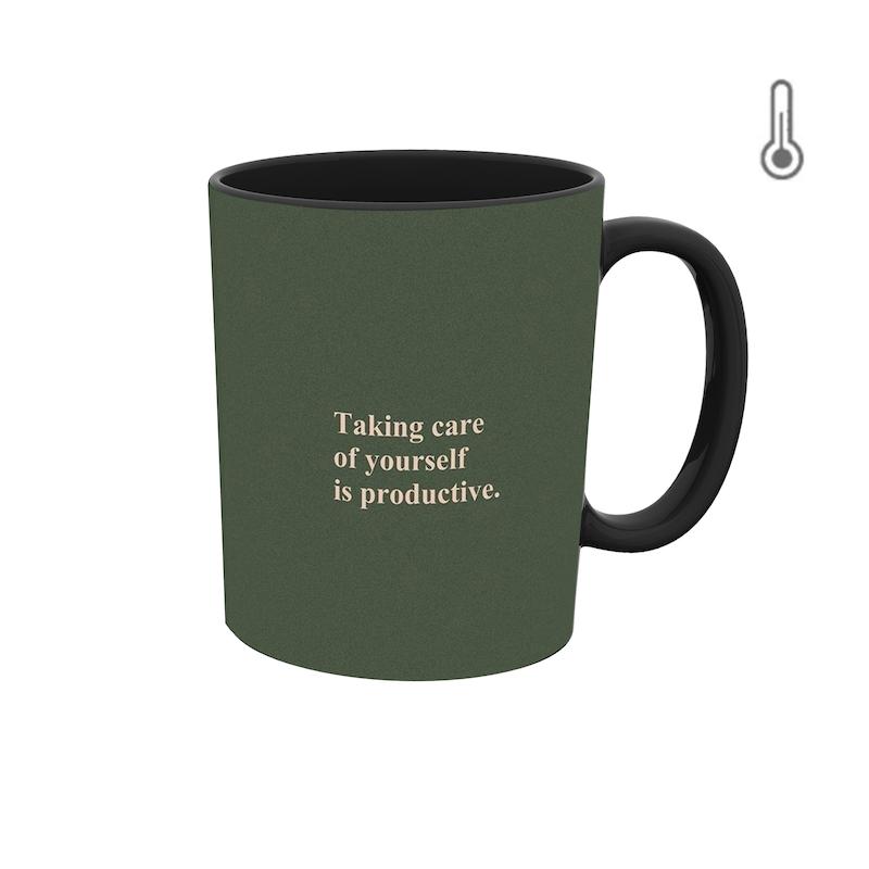 ماگ حرارتی طرح جمله انگیزشی دیسیپلین 