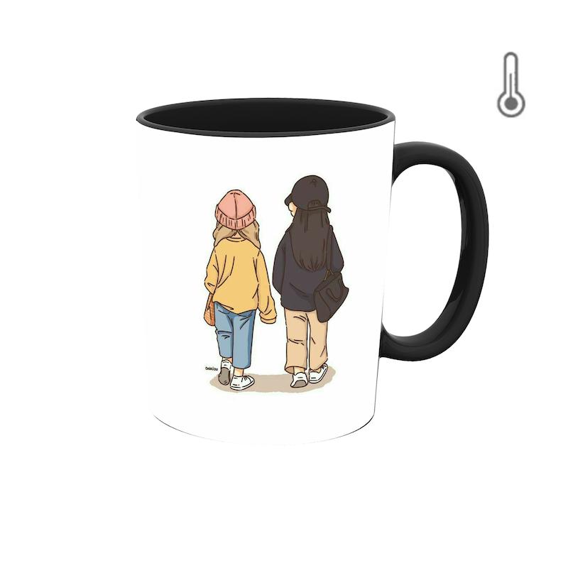 ماگ حرارتی طرح بهترین دوست بستی