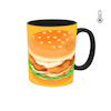 ماگ حرارتی طرح غذا همبرگر 
