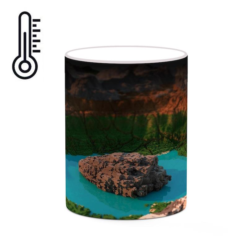 ماگ حرارتی کاکتی طرح ماینکرافت minecraft مدل mgh41595