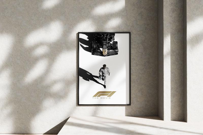 قاب عکس دیواری مدل فیلم F1 برد پیت