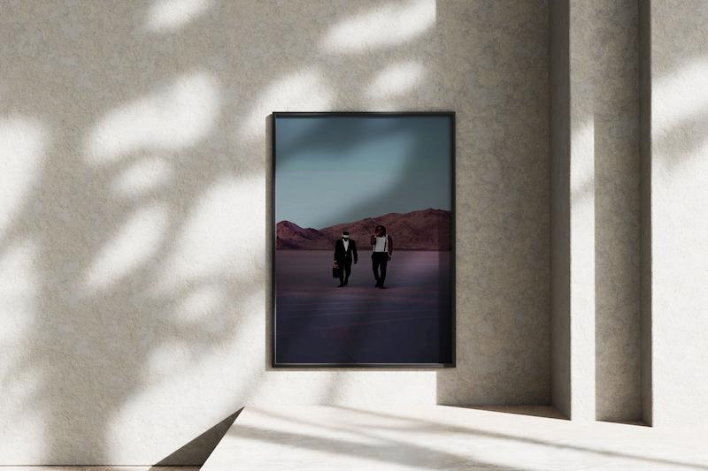 قاب عکس دیواری مدل مترو بومین و فیوچر