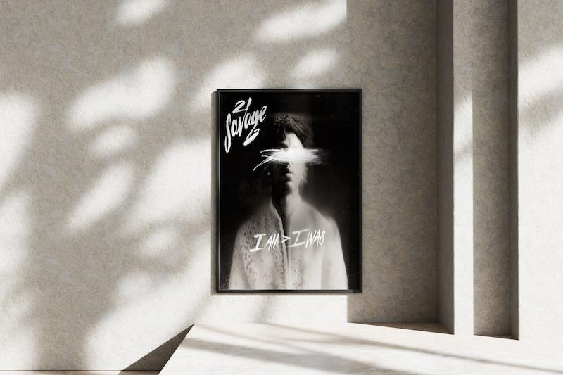 قاب عکس دیواری مدل 21savage