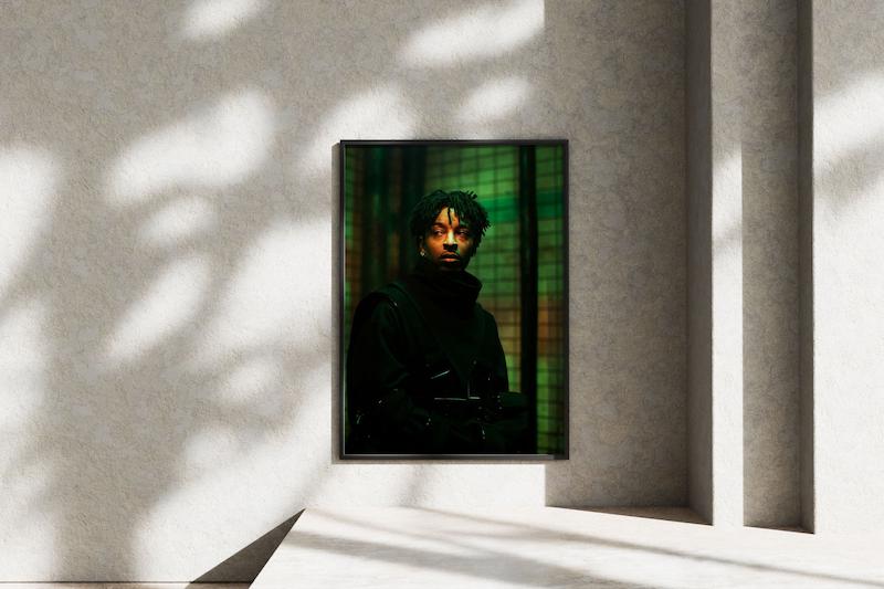 قاب عکس دیواری مدل 21savage