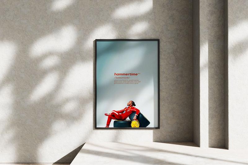 قاب عکس دیواری مدل فرمول 1 فراری همیلتون