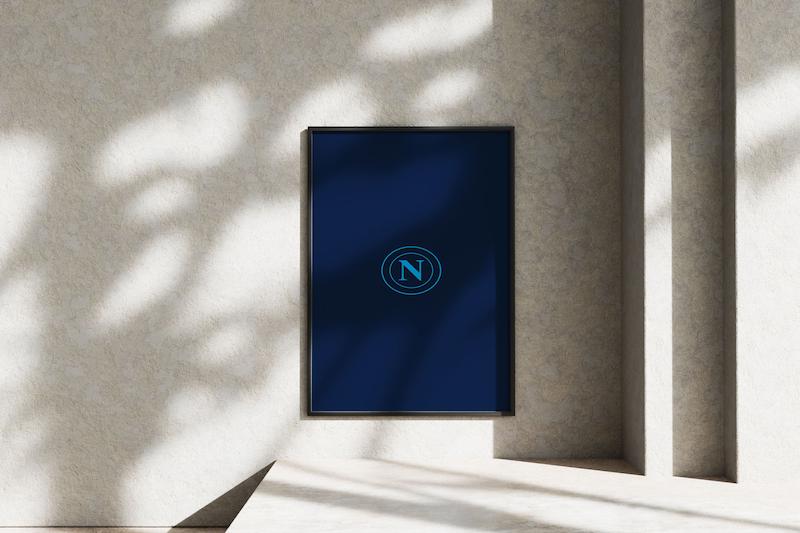 قاب عکس دیواری مدل تیم ناپولی