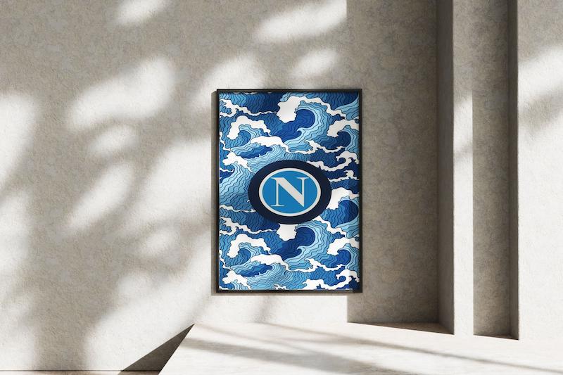 قاب عکس دیواری مدل تیم ناپولی