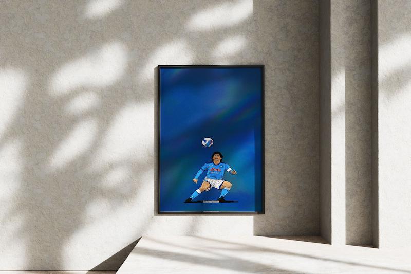 قاب عکس دیواری مدل تیم ناپولی