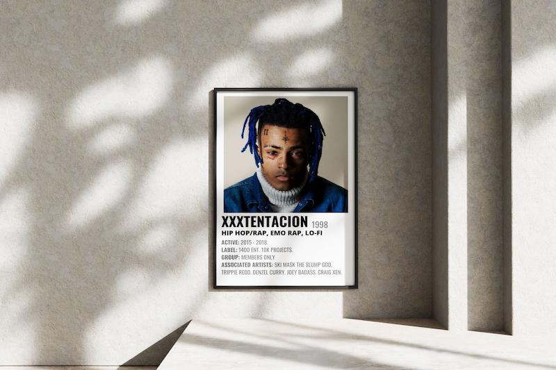 قاب عکس دیواری مدل پوستر تنتاسیون 