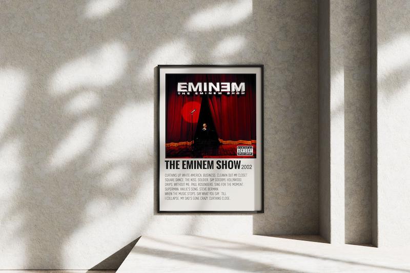 قاب عکس دیواری مدل پوستر امینم EMINEM