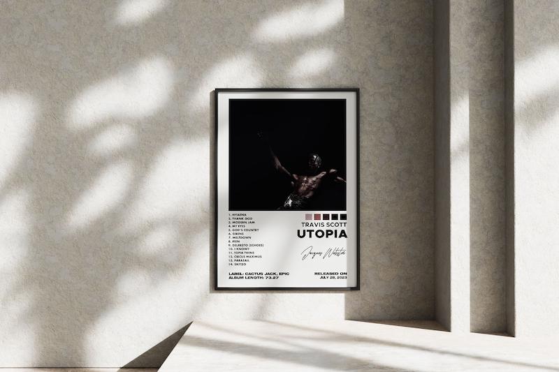 قاب عکس دیواری مدل پوستر ترویس اسکات 