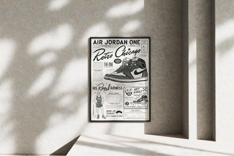 قاب عکس دیواری مدل پوستر نایکی NIKE