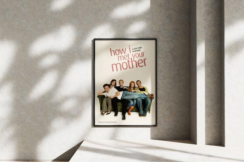 قاب عکس دیواری مدل پوستر سریال آشنایی با مادر