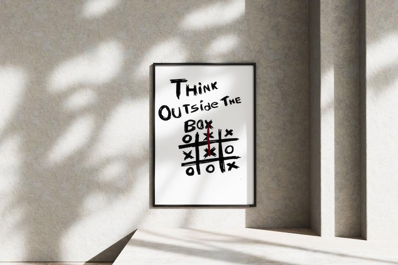 قاب عکس دیواری مدل پوستر جمله انگیزشی