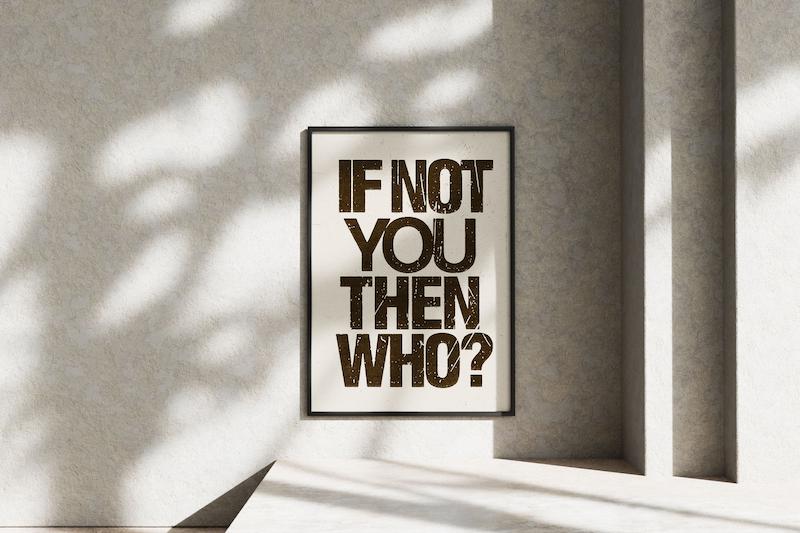 قاب عکس دیواری مدل پوستر جمله انگیزشی