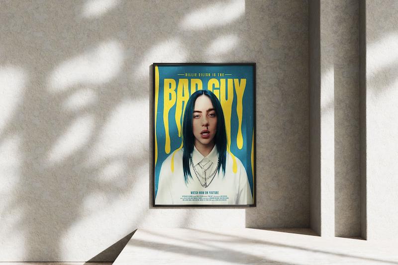 قاب عکس دیواری مدل پوستر بیلی ایلیش