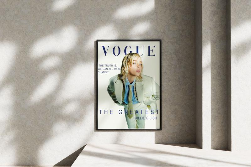 قاب عکس دیواری مدل پوستر بیلی ایلیش 