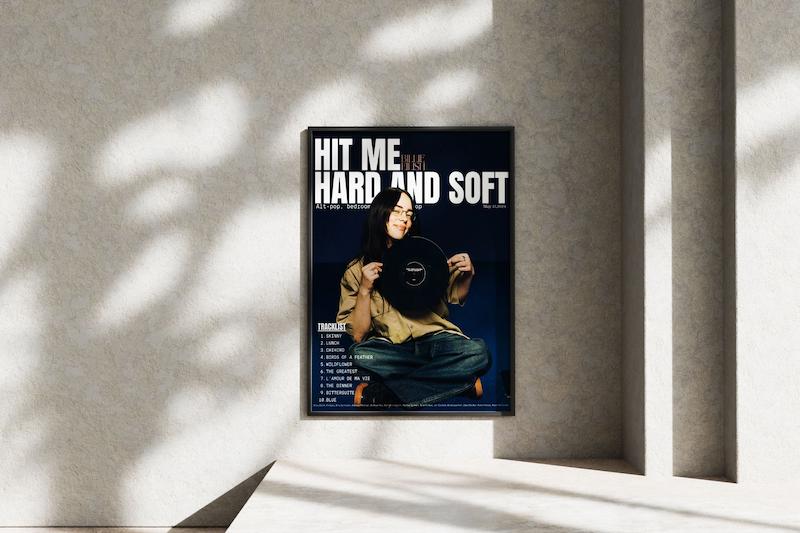 قاب عکس دیواری مدل پوستر بیلی ایلیش 