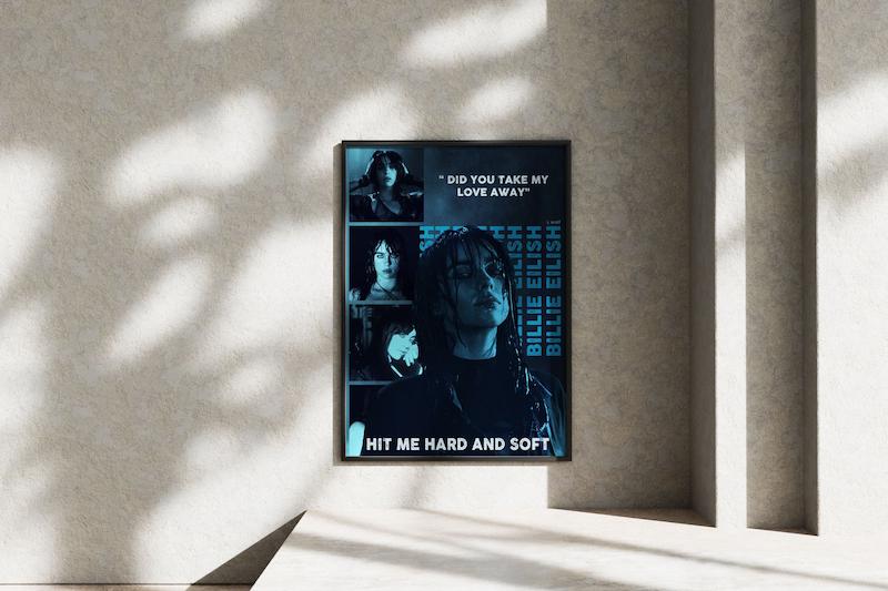 قاب عکس دیواری مدل پوستر بیلی ایلیش 