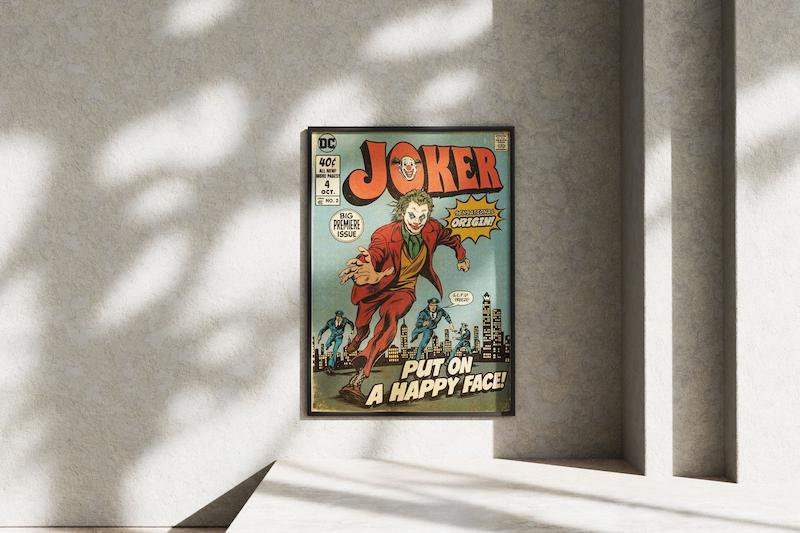 قاب عکس دیواری مدل پوستر جوکر JOKER 