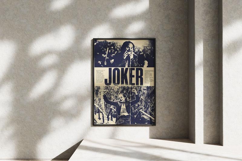 قاب عکس دیواری مدل پوستر جوکر JOKER 