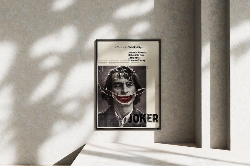 قاب عکس دیواری مدل پوستر جوکر JOKER 