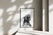 قاب عکس دیواری مدل پوستر پلنگ 
