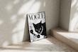 قاب عکس دیواری مدل پوستر گربه VOGUE