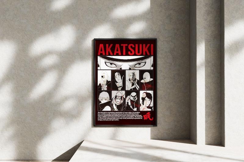 قاب عکس دیواری مدل پوستر انیمه Anime