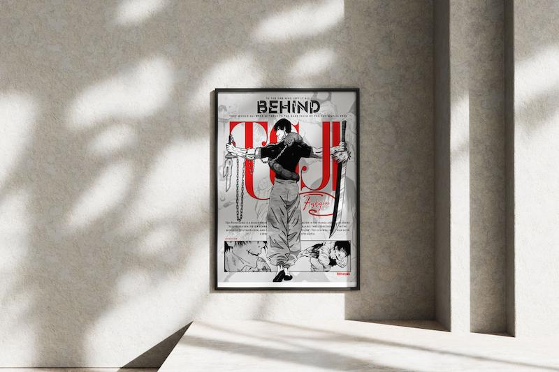 قاب عکس دیواری مدل پوستر انیمه Anime