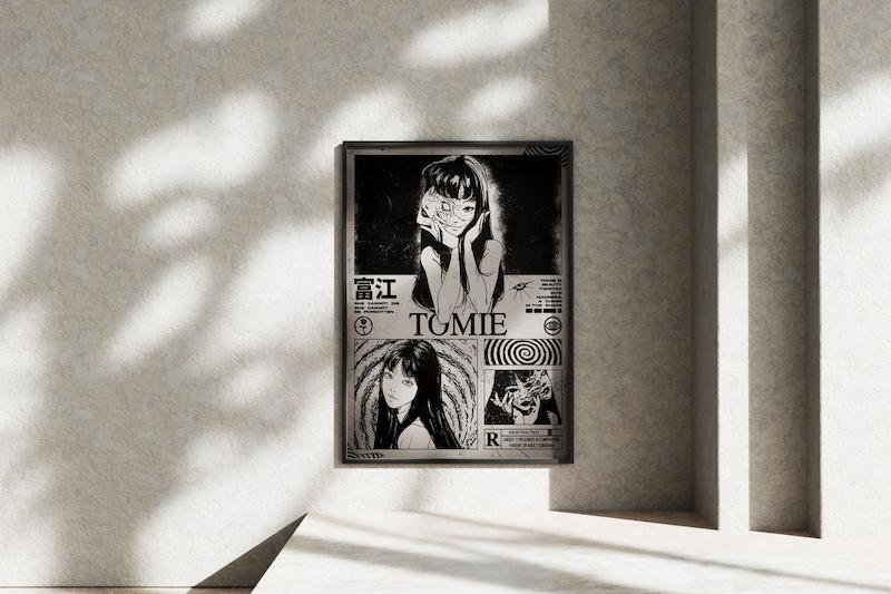 قاب عکس دیواری مدل پوستر انیمه Anime