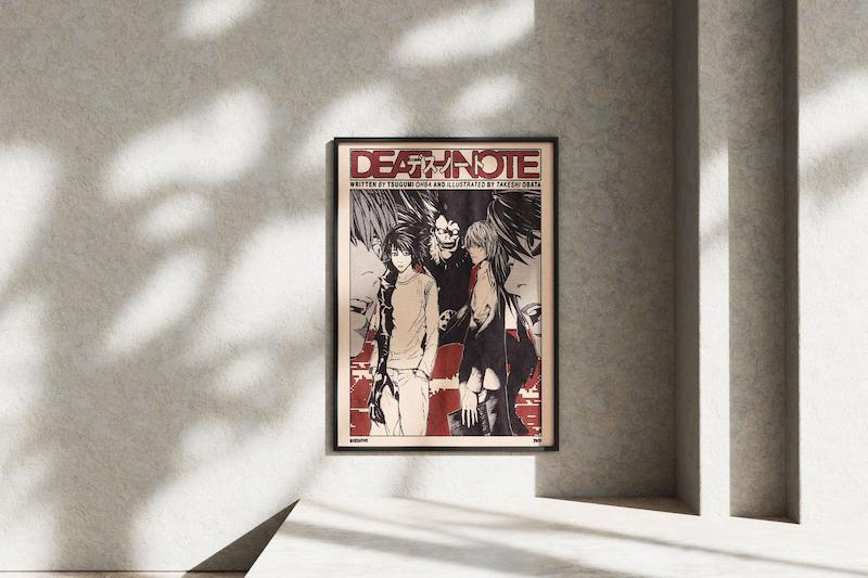 قاب عکس دیواری مدل پوستر انیمه Anime