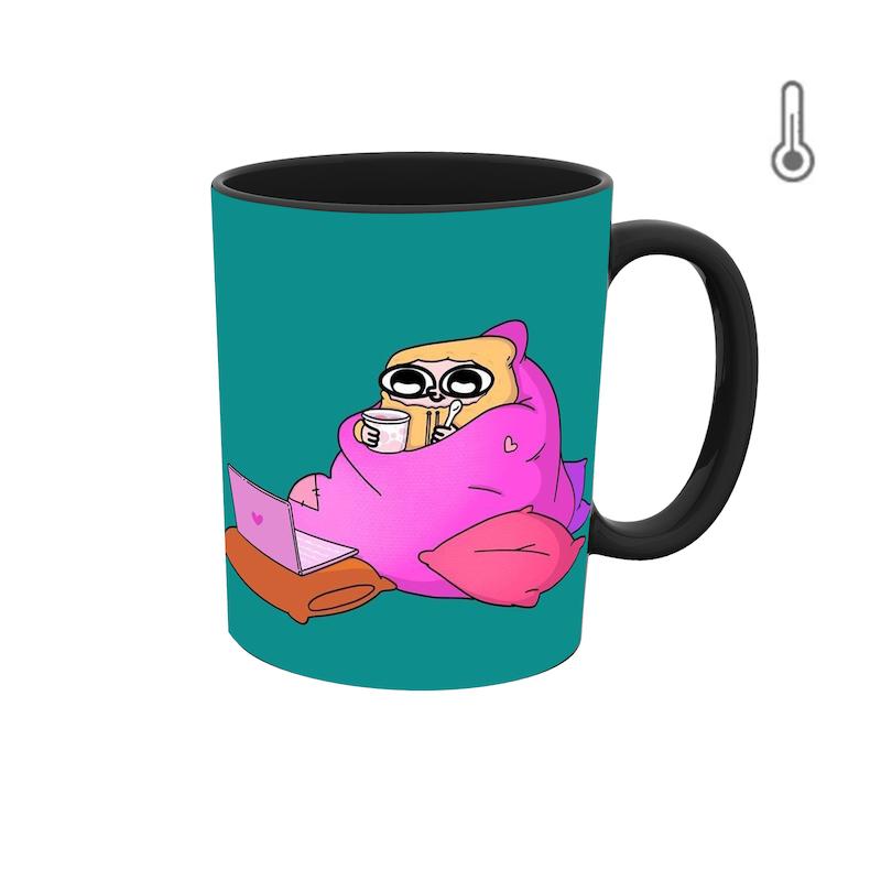 ماگ حرارتی طرح گرافیکی انیمیشن 