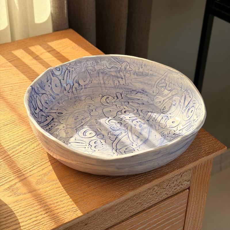 کاسه بزرگ بیداه آبی