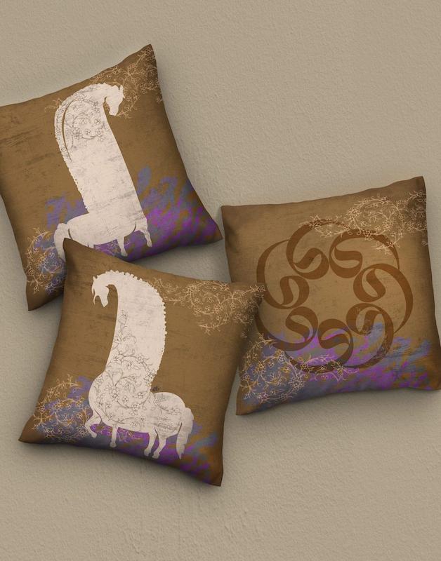 کاور کوسن چرخ کبود