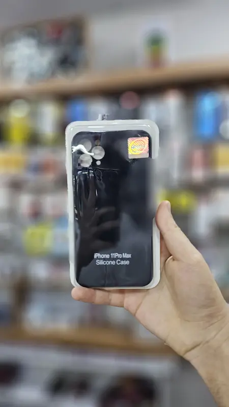  قاب سیلیکون اورجینال پاک کنی  IPHONE 11PRO MAX