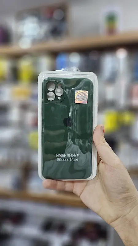  قاب سیلیکون اورجینال پاک کنی  IPHONE 11PRO MAX