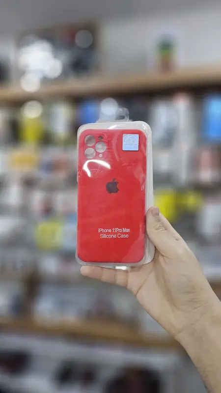  قاب سیلیکون اورجینال پاک کنی  IPHONE 11PRO MAX