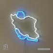 تابلو نئون طرح نقشه ایران