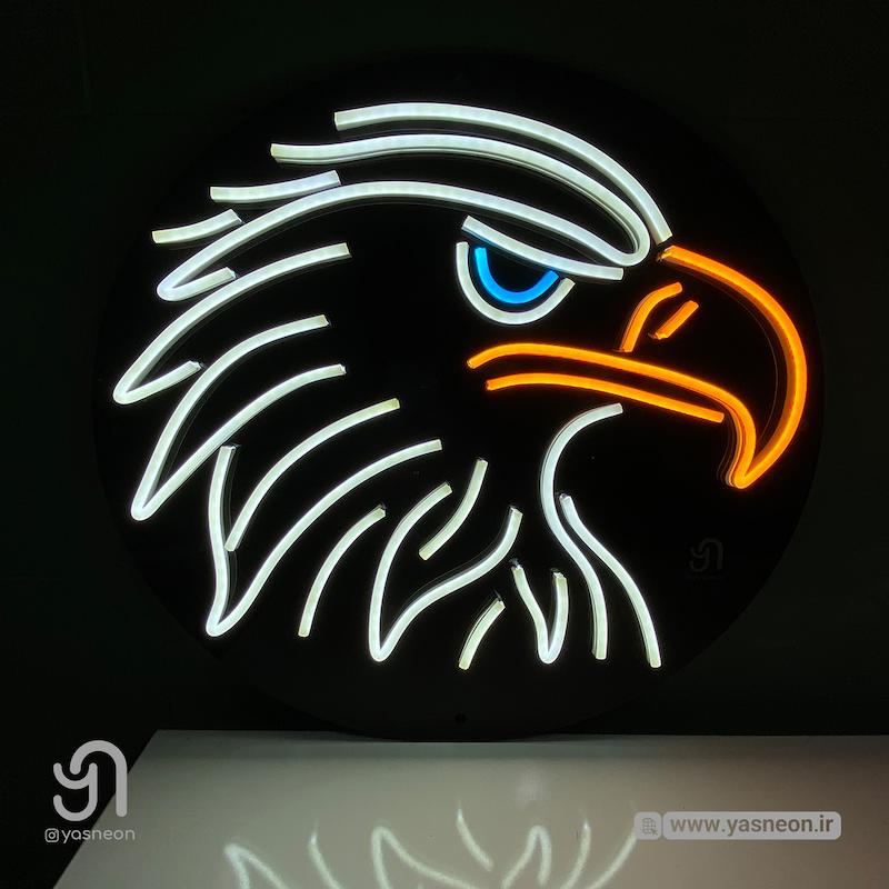تابلو نئون طرح عقاب سر سفید