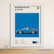 قاب عکس طرح خودرو پورشه 911 GT3