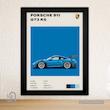 قاب عکس طرح خودرو پورشه 911 GT3