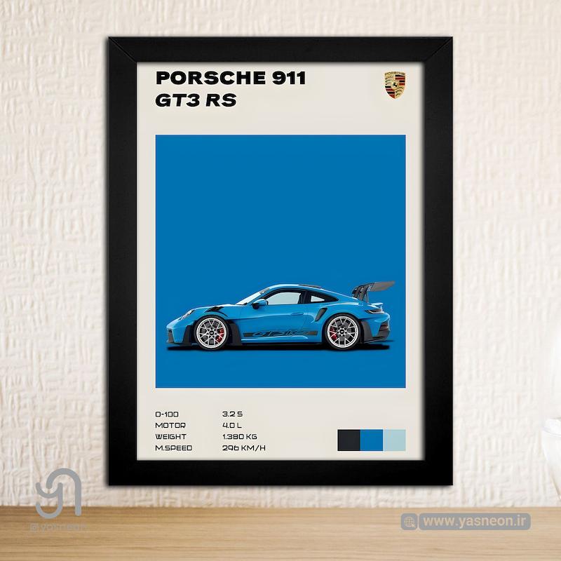 قاب عکس طرح خودرو پورشه 911 GT3