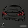 تابلو خطی طرح خودرو بنز CLS 500