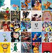 پوستر ۱۰۰ تایی disney سایز A4 