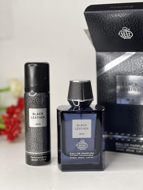 ادکلن Black Leather | بلک لدر با اسپری ۱۰۰ میل (فرگرانس ورد)