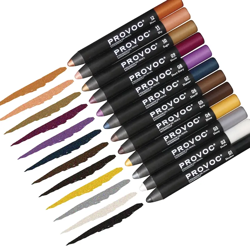 مداد چشم ژلی پرووک Provoc Eyeshadow Gel Pencil