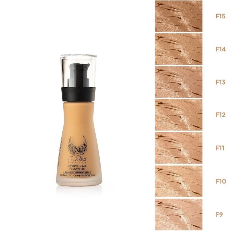 کرم پودر شیشه‌ای نوتریکا مدل آرگان (Notrika Argan Glass Skin Foundation / Argan Glow Foundation) 