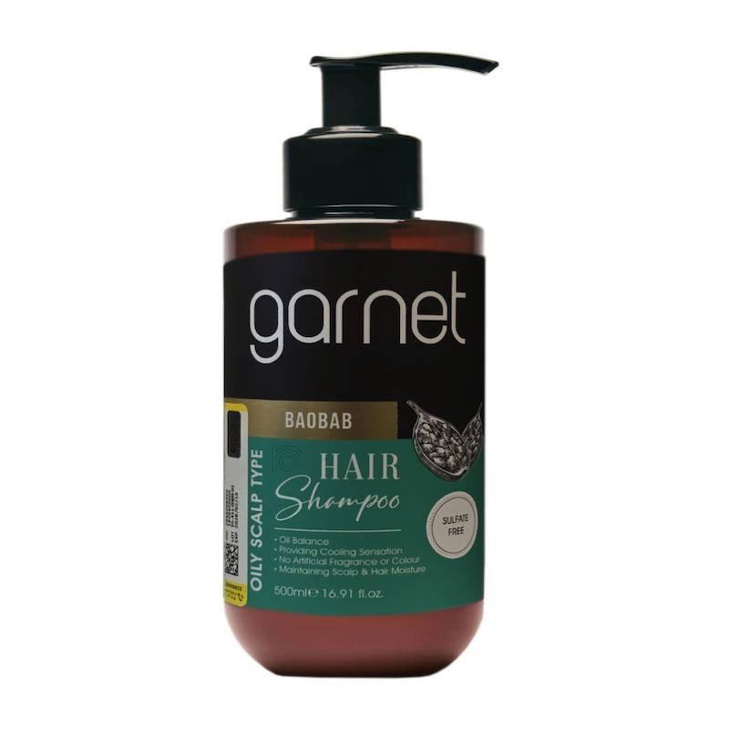 شامپو مو پوست سر چرب (Oily Scalp) گارنت/Garnet Baobab Hair Shampoo